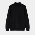 Men's Woollen Mock Neck Knit Pullover