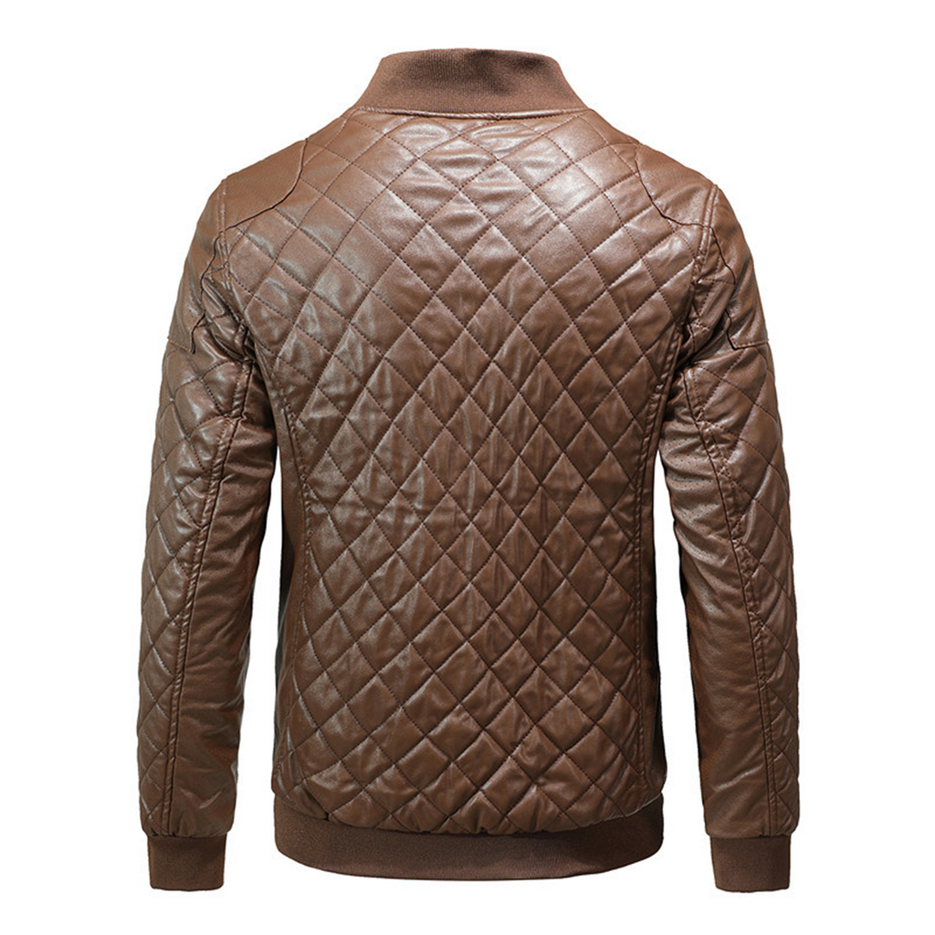 Men's Modern Slim Fit Leather Jacket