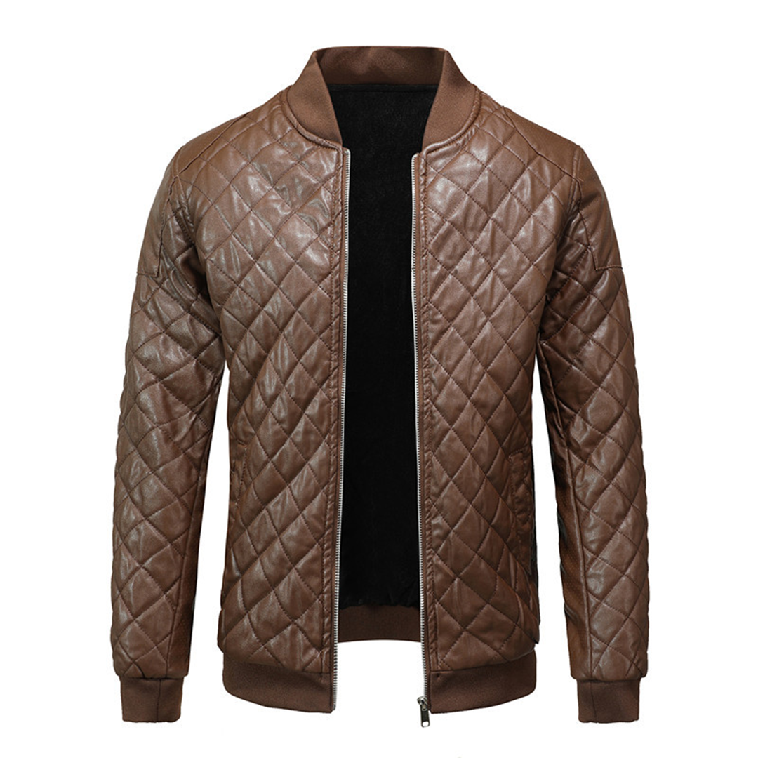 Men's Modern Slim Fit Leather Jacket