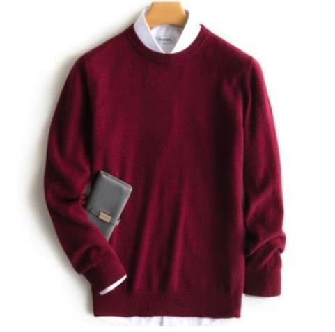 Men's Crew Neck Soft Knit Jumper