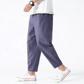 Men's Lightweight Cropped Drawstring Trousers