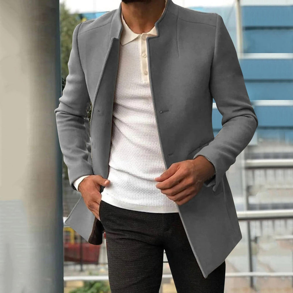Men's Smart Tailored Tweed Business Jacket
