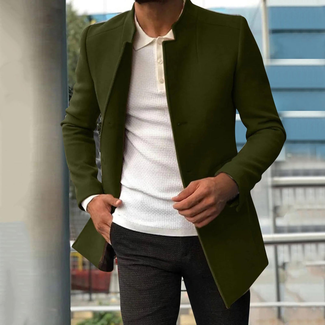 Men's Smart Tailored Tweed Business Jacket