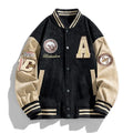 Men's Relaxed-Fit Embroidered Varsity Jacket