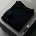 Men's Knitted Drawstring Hooded Top