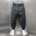 Men's Smart Relaxed Pleat-Front Tapered Trousers