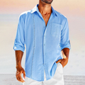 Men's Decorative Stitch Casual Shirt