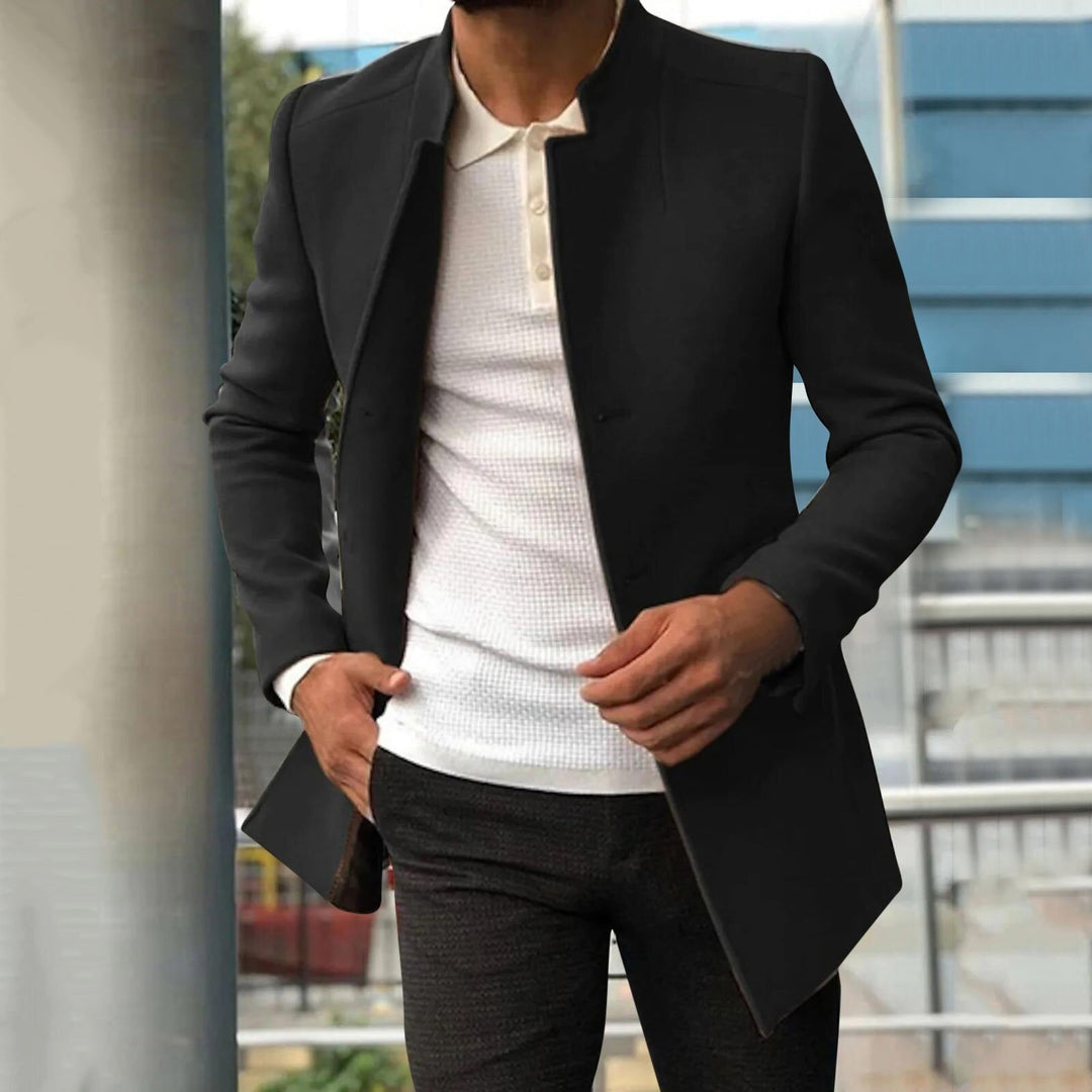 Men's Smart Tailored Tweed Business Jacket
