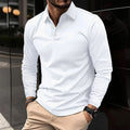 Men's Refined Tailored Long Sleeve Polo