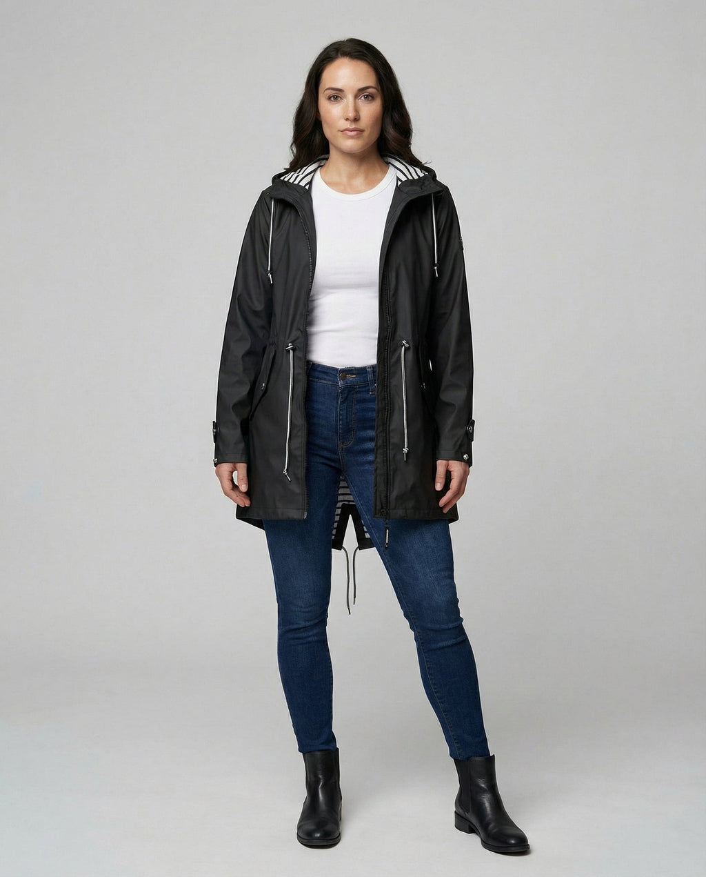 Women's Lightweight Hooded Rain Anorak