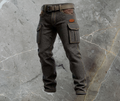 Men's Slim-Fit Textured Quilted Cargo Trousers