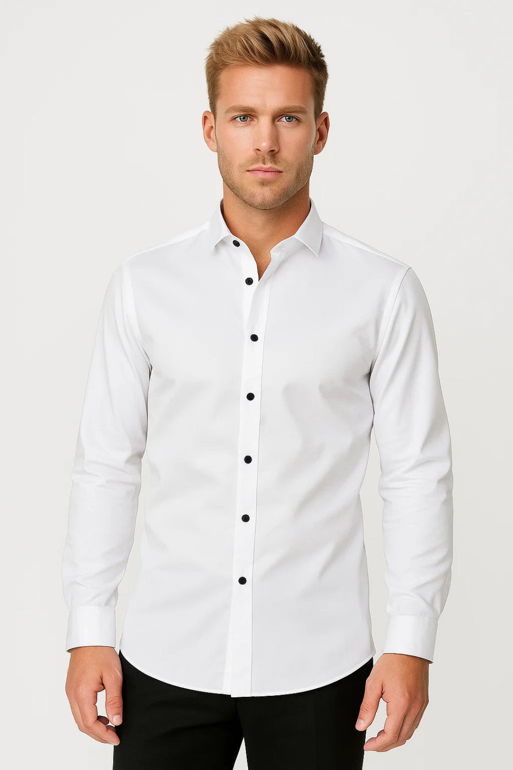 Men's Classic Collar Slim-Fit Formal Shirt
