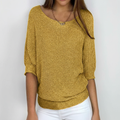 Women's Relaxed Wide-Neck Knit Pullover