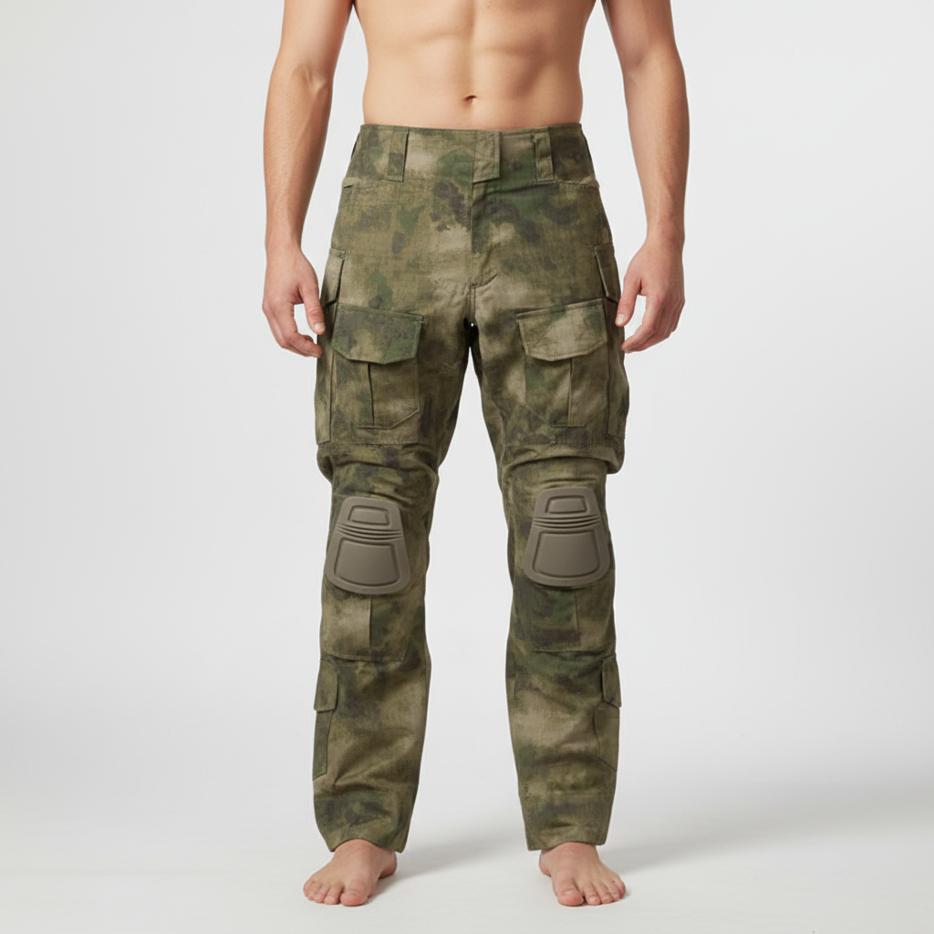 Men's Knee-Pad Tactical Cotton Cargo Trousers