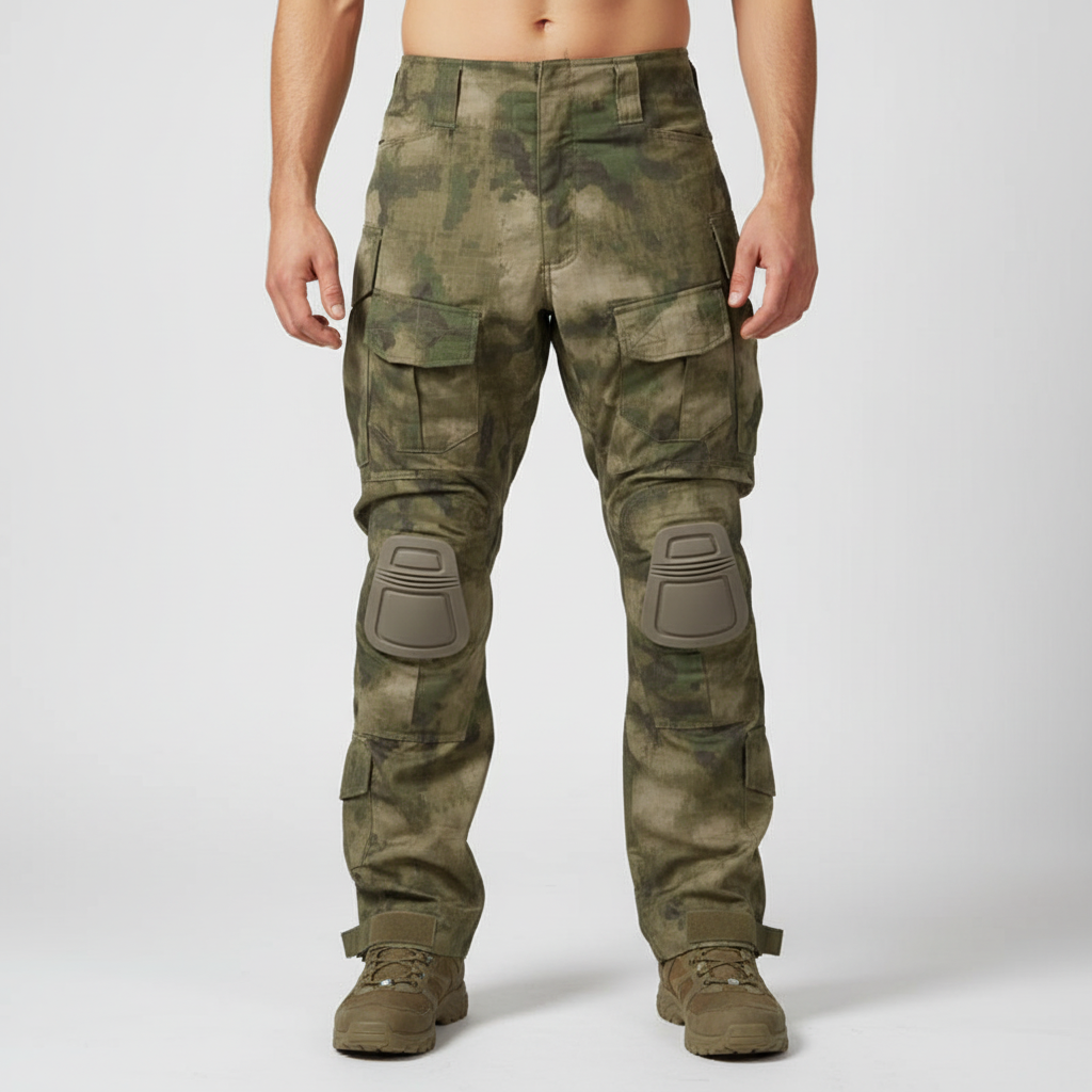Men's Knee-Pad Tactical Cotton Cargo Trousers
