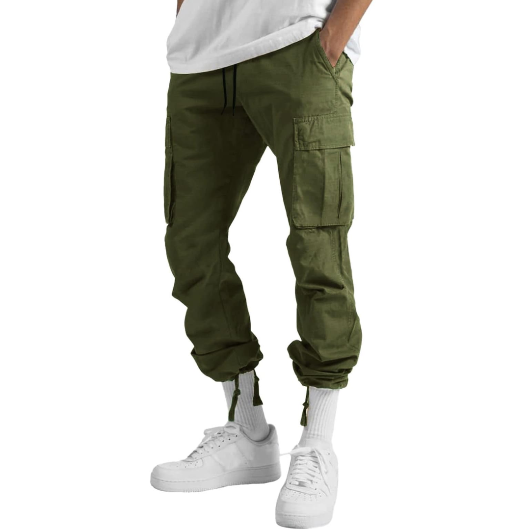 Men's Multi-Pocket Streetwear Cargo Trousers