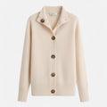 Women's Short Knitted Stand-Collar Topcoat