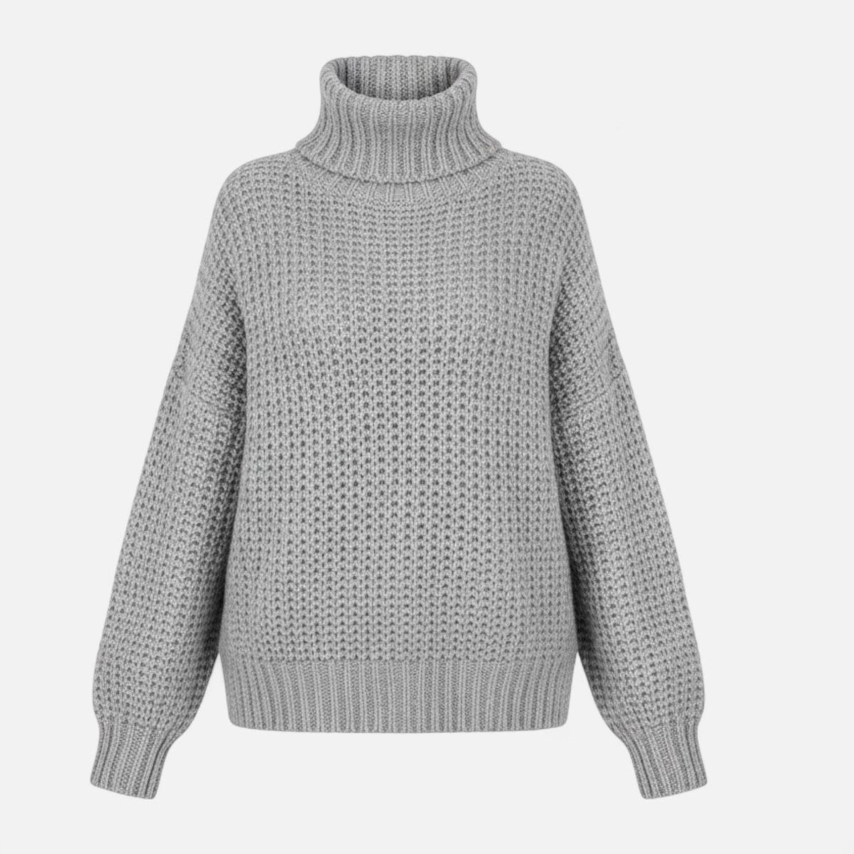 Women's Classic Woollen Polo Neck Pullover