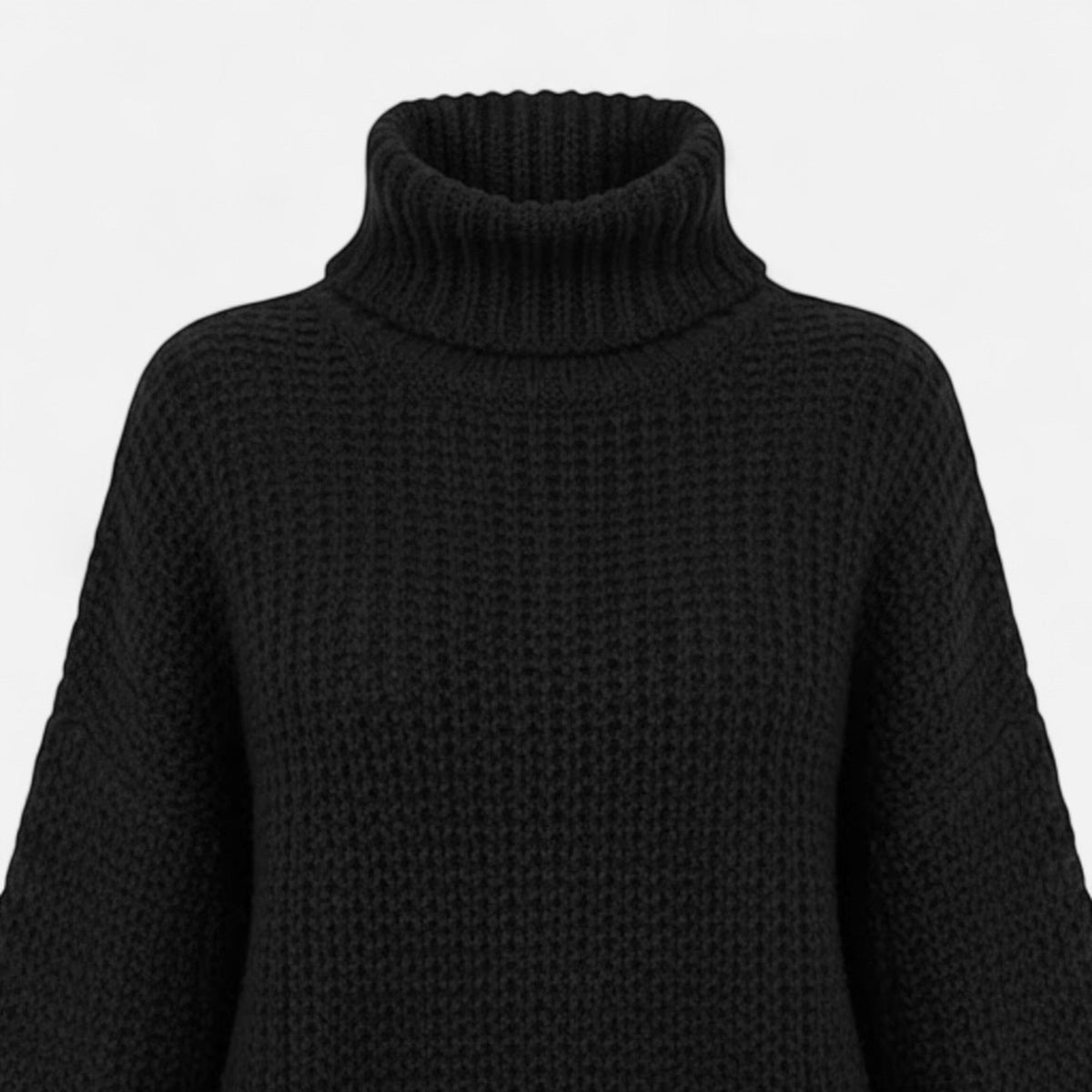 Women's Classic Woollen Polo Neck Pullover