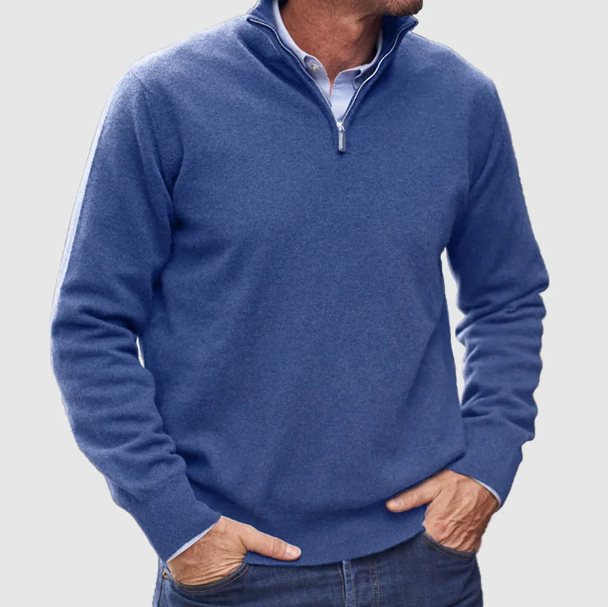 Men's Smart Quarter-Zip Knit Pullover