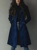 Women's Tailored Vintage-Style Longline Trench