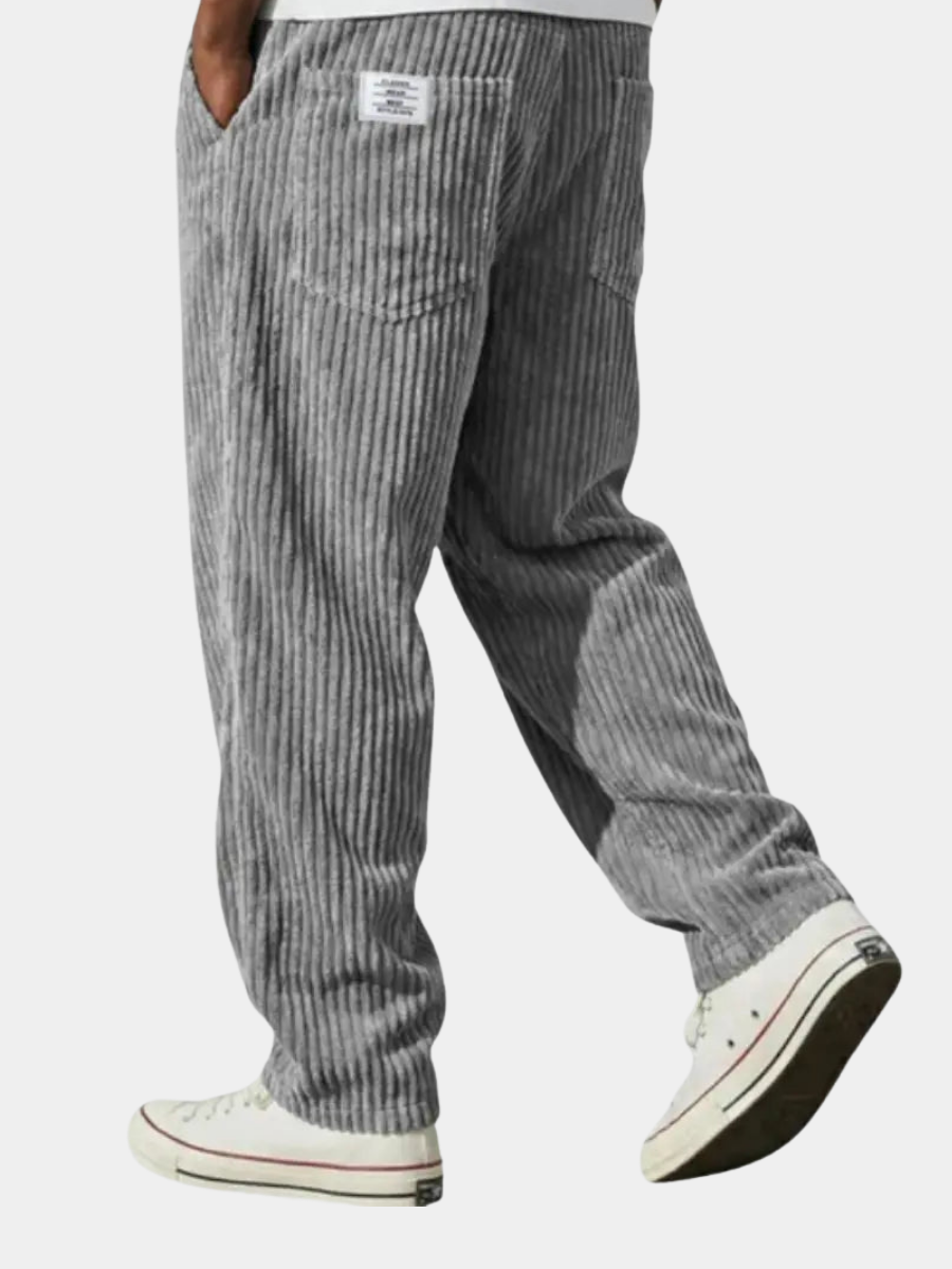 Men's Everyday Drawstring Corduroy Trousers