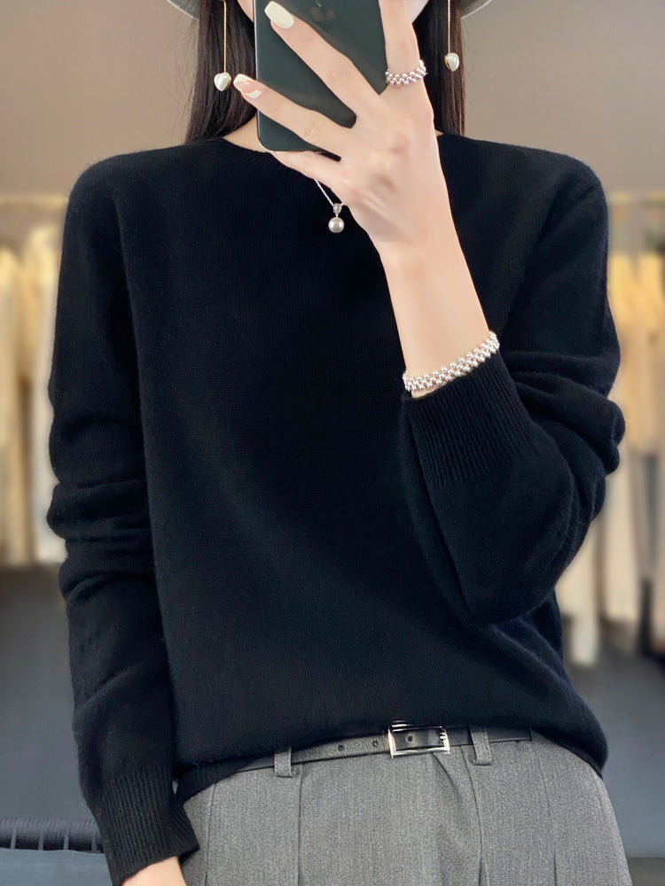 Women's Easy-Fit Knitted Pullover