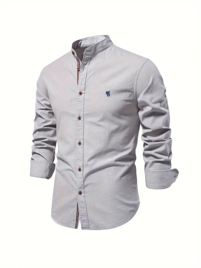 Men's Classic Breathable Button-Front Shirt
