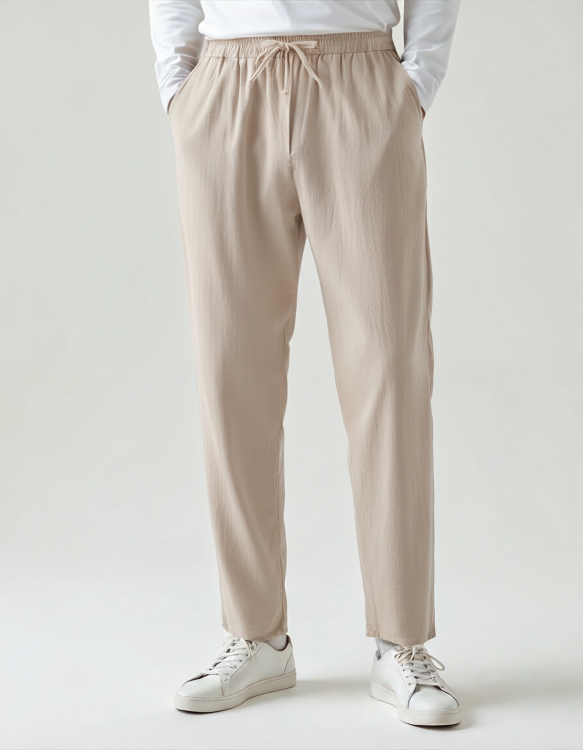 Men's Everyday Relaxed Linen Trousers