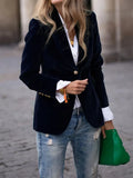 Women's Soft-Sheen Velvet Evening Blazer