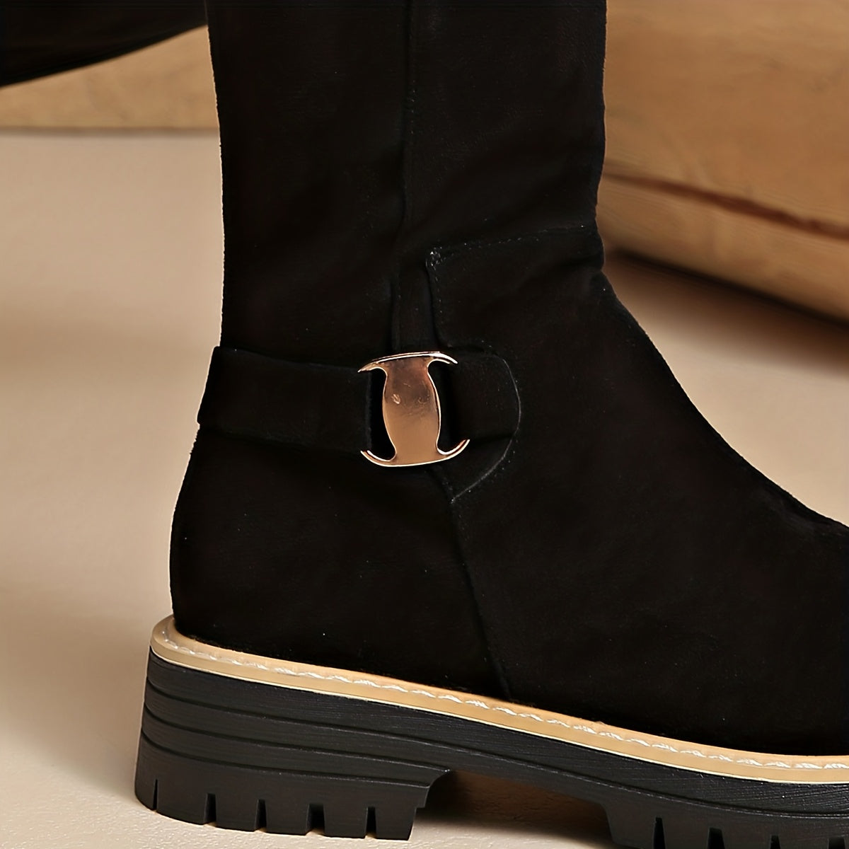 Women's Classic Knee-High Heeled Boots