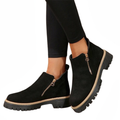 Women's Chunky Platform Side-Zip Ankle Boots