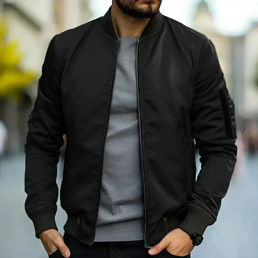 Men's Lightweight Zip-Up Blouson Jacket