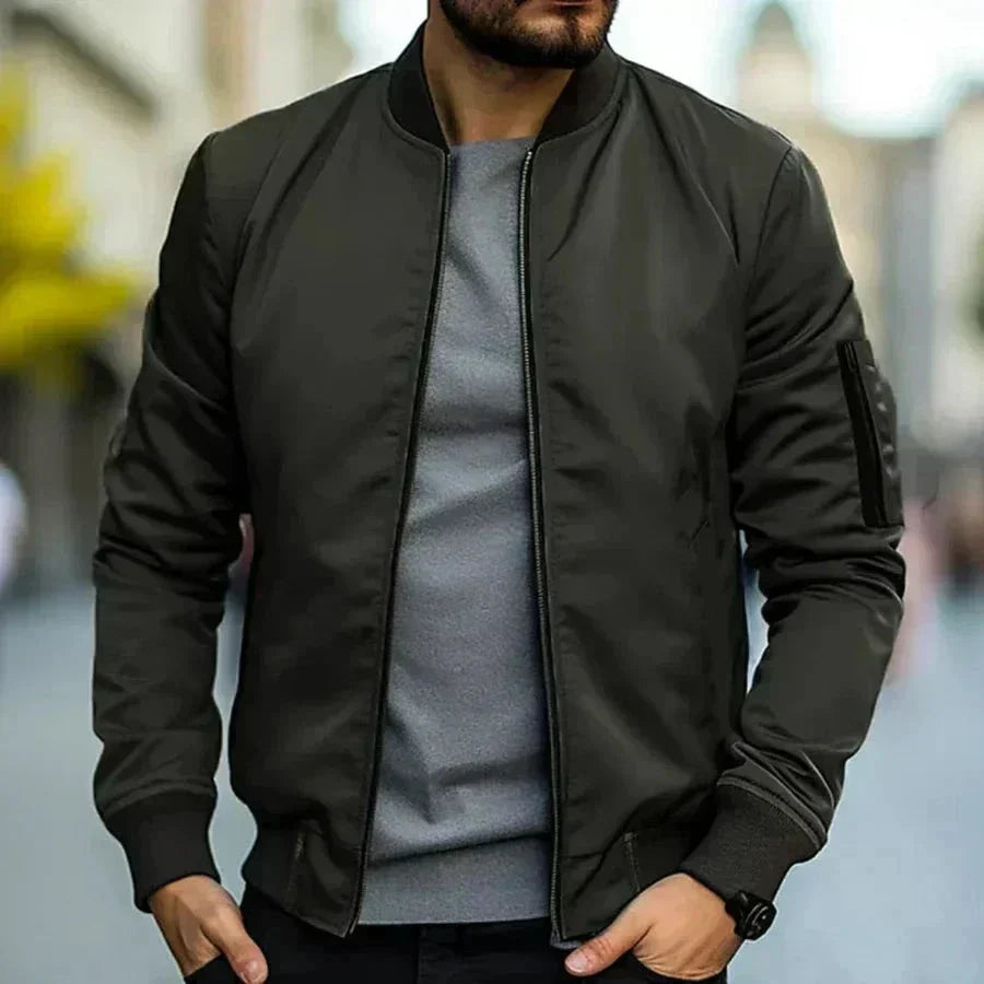 Men's Lightweight Zip-Up Blouson Jacket