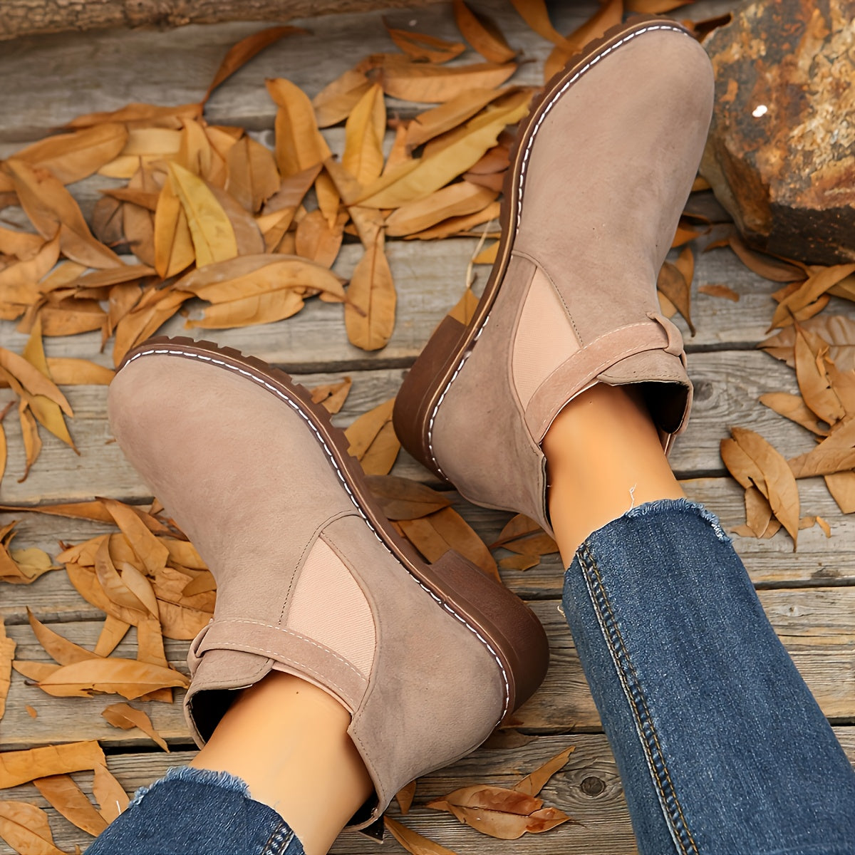 Women's Buckle-Trim Heeled Chelsea Boots