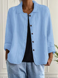 Women's Relaxed Lightweight Button-Through Jacket