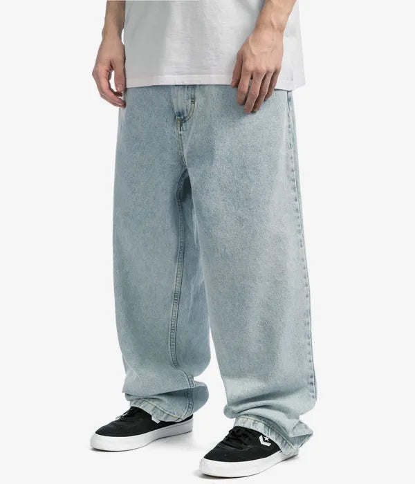 Men's Relaxed Wide-Leg Denim Trousers