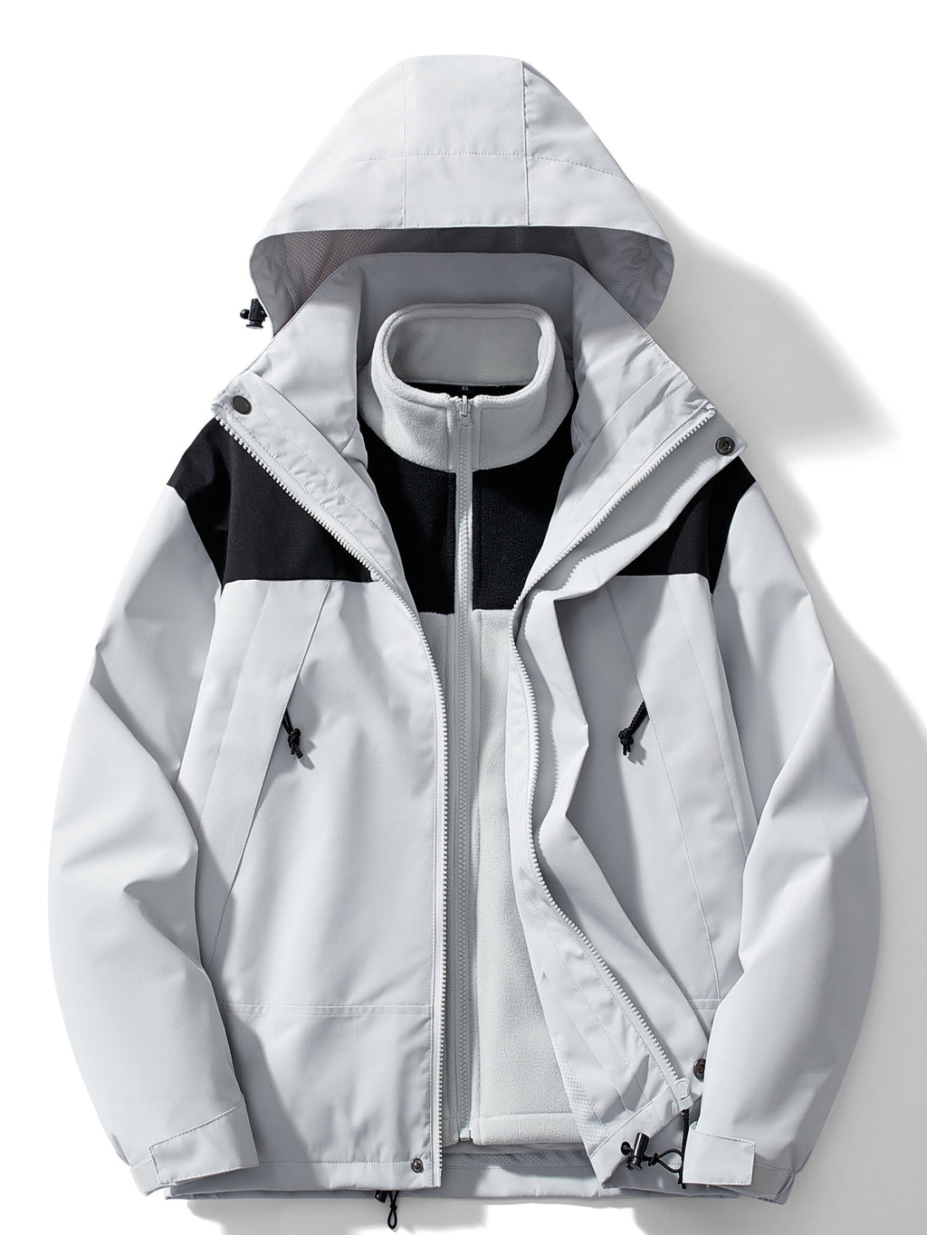 Men's Hooded 3-in-1 Outdoor Jacket