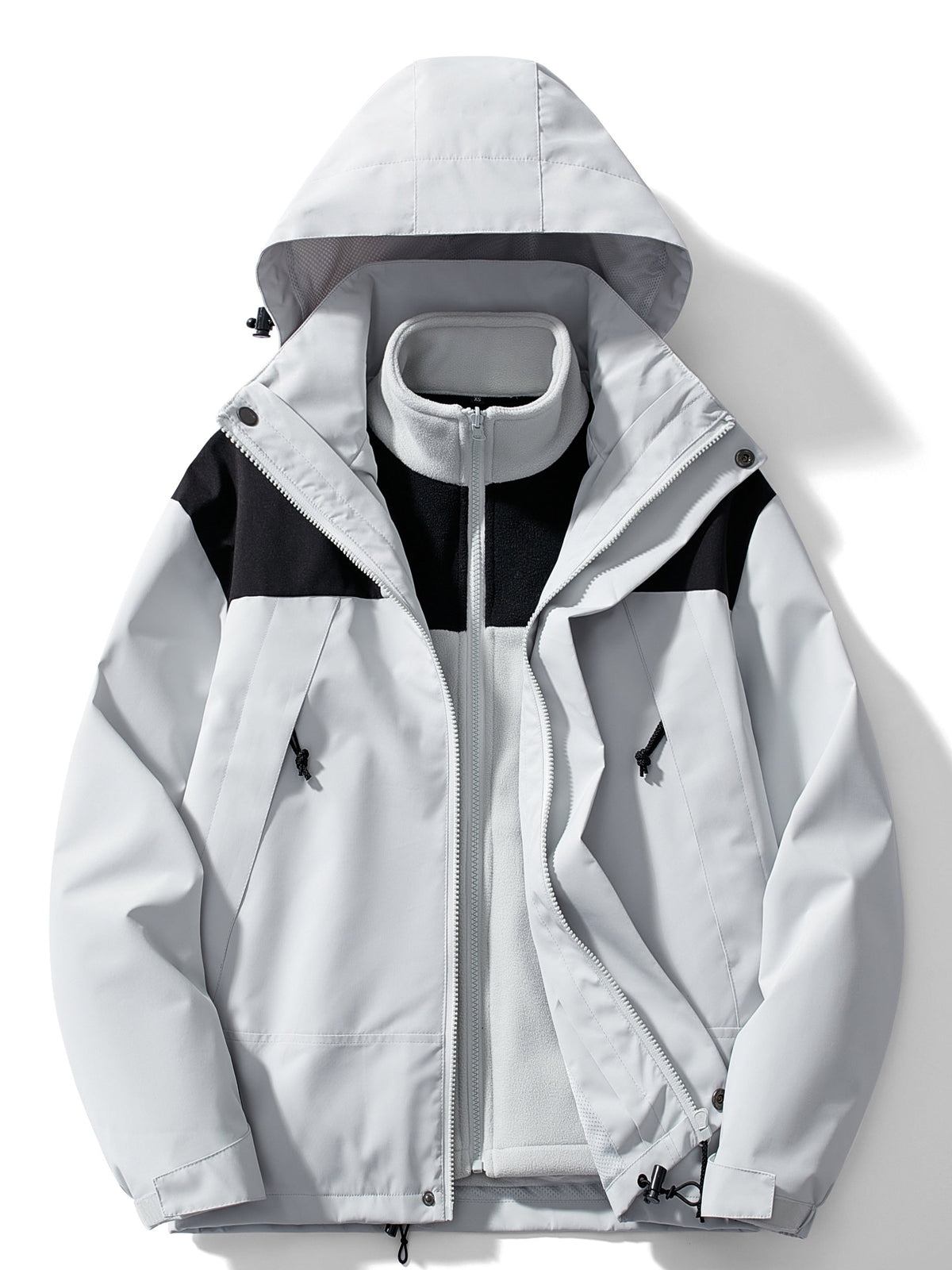 Men's Hooded 3-in-1 Outdoor Jacket