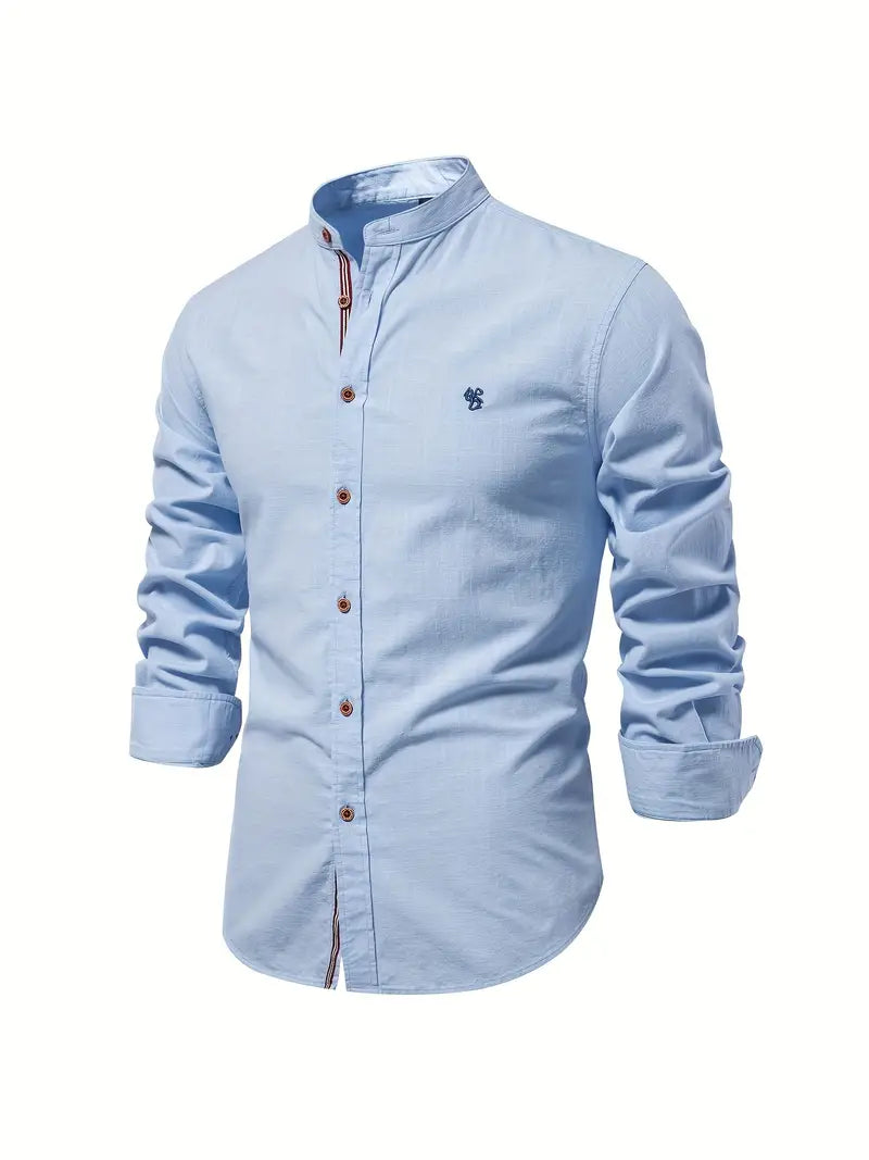 Men's Classic Breathable Button-Front Shirt