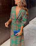 Women's Autumn Wedding Guest Maxi Dress