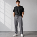 Men's Lightweight Summer Linen Drawstring Trousers
