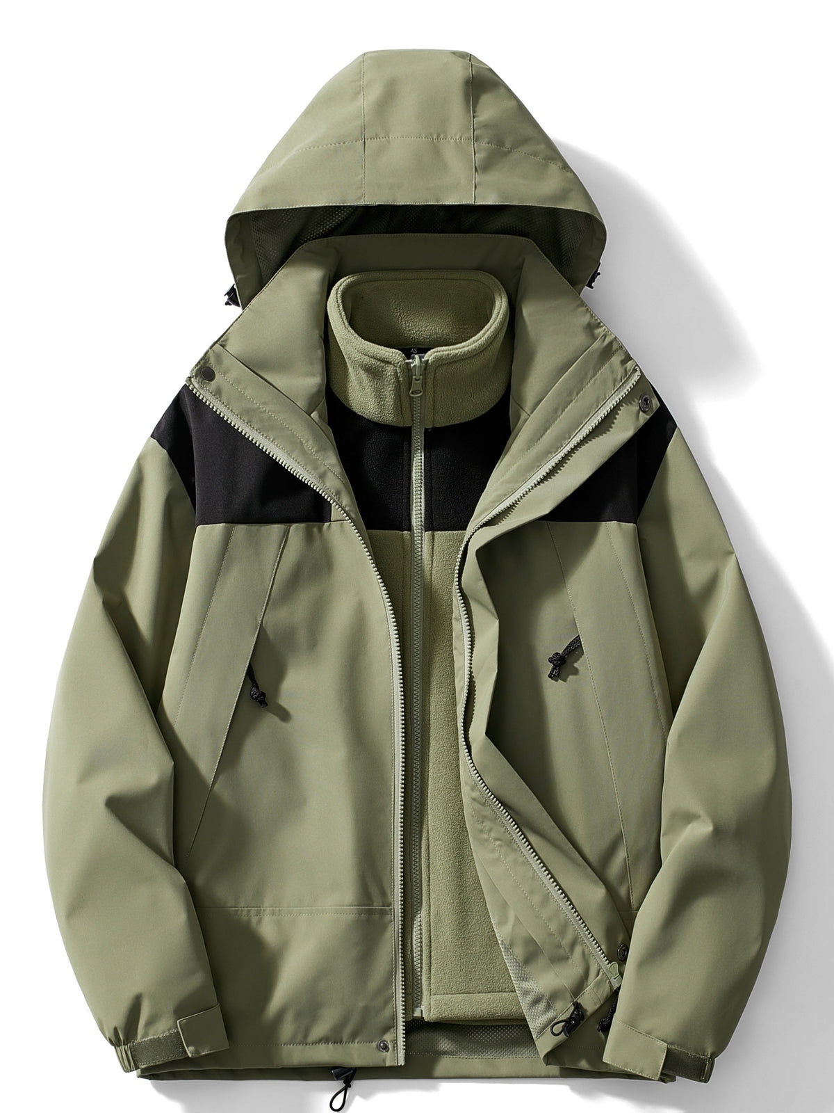 Men's Hooded 3-in-1 Outdoor Jacket