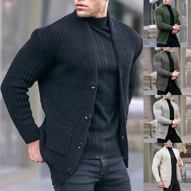 Men's Lightweight Relaxed Pocket Knit Cardigan
