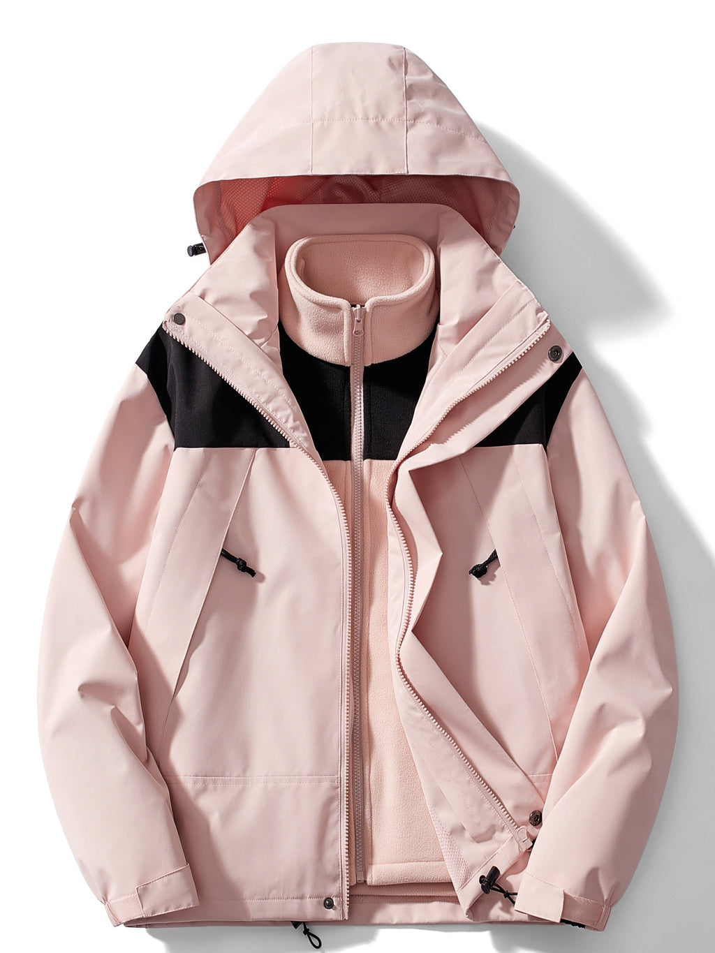 Men's Hooded 3-in-1 Outdoor Jacket