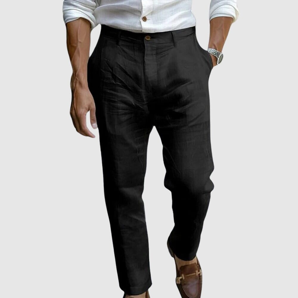 Men's Relaxed Tailored Lightweight Holiday Trousers
