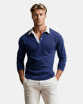 Men's Soft Touch Long Sleeve Casual Polo