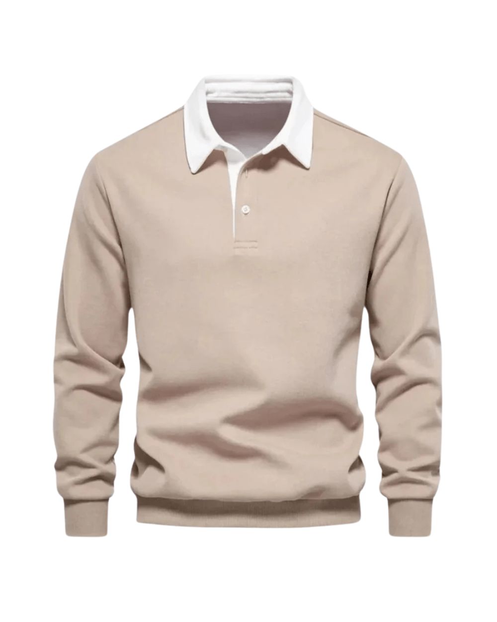 Men's Soft Touch Long Sleeve Casual Polo