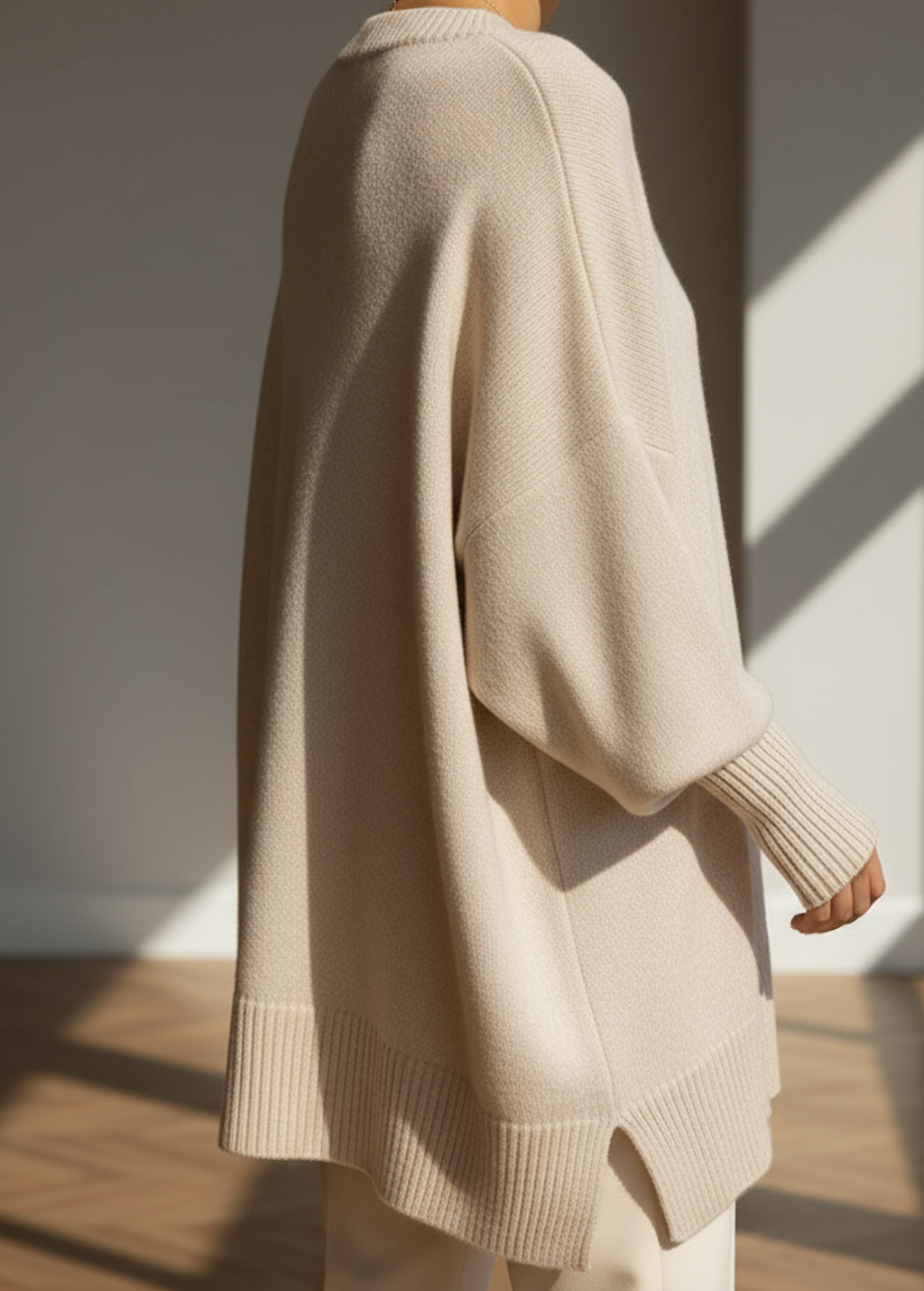 Women's Batwing Knitted Oversized Pullover