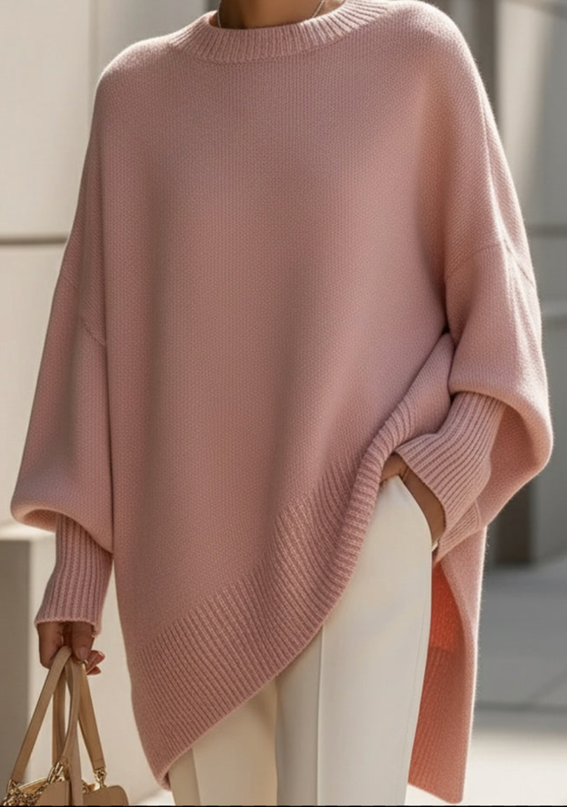 Women's Batwing Knitted Oversized Pullover